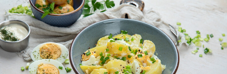 Wall Mural - American potatoes salad.