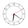 © aipsdesign - clock face icon black and white transparent background