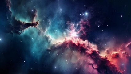 Wall Mural - Beautiful nebula in space - stars - galaxy - cosmos - Concept Art