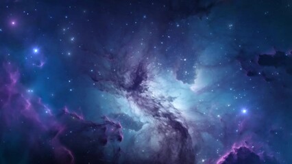 Wall Mural - Beautiful nebula in space - stars - galaxy - cosmos - Concept Art