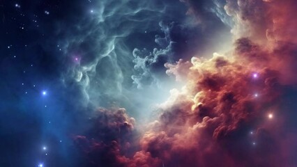 Wall Mural - beautiful nebula in space - stars - galaxy - cosmos - concept art