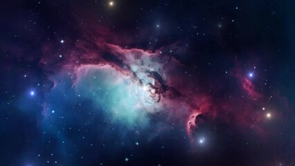 Wall Mural - Beautiful nebula in space - stars - galaxy - cosmos - Concept Art