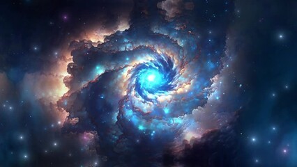Wall Mural - Beautiful nebula in space - stars - galaxy - cosmos - Concept Art