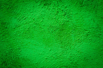 Poster - Green grunge textured wall