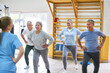 © Robert Kneschke - Senior people dancing and working out in fitness class