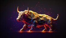 Bull Or Bullish Market In Crypto Currency Or Stocks Trading