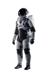 Wall Mural - Space suits isolated on transparent background.  Ai generated.