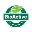 © Calin - BioActive product formula recipe vector icon logo badge