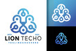 © Creative99d - Animals Lion Technology Logo vector icon illustration