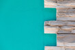 Turquoise Painted Wall Background Texture: Vibrant and Modern Surface for Slideshows and Presentations