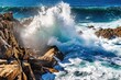 © SamuelSouza - waves crashing on rocks