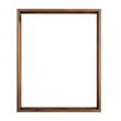 © AlexArty - Thin wood frame 8x10 natural brown color