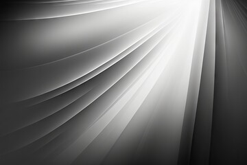 Wall Mural - Abstract background with smooth lines in black and white colors