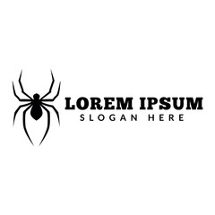 spider logo icon vector illustration
