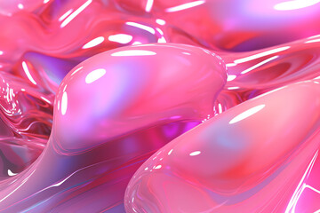 pink liquid abstract background. generative AI