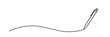 Pen drawing a line doodle hand drawn with thin line. Png clipart isolated on transparent background