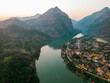 © Anna Tsukanova/Stocksy - Aerial drone shot of Mekong river in Laos