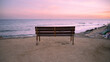 © Aurora D'Errico Prat/Stocksy - Empty bench watching the sunset