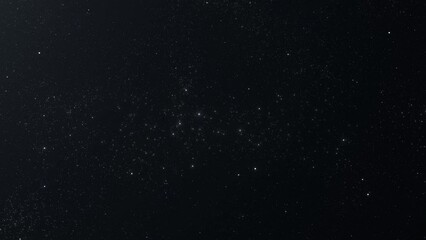 flying through the cosmos in this 4k animation, weaving past stars and through the vibrant hues of a