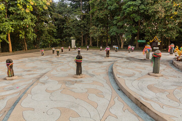 Wall Mural - Grounds of Navel City Pillar in Chiang Rai, Thailand