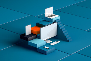 Workflow concept with different devices