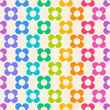 © NTRdesign - Colorful simple geometric floral seamless pattern background.