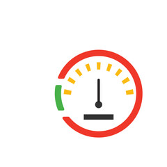 Canvas Print - speedometer logo icon