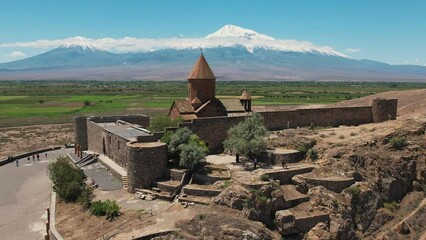 Poster - Aerial view of the Armenia landmarks in 4K