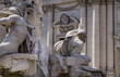 Fountain of the Four Rivers by Gian Lorenzo Bernini. Rome. Piazza Navona. Detail.