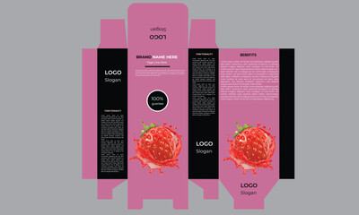 Wall Mural - Vector Branding package design. chocolate package box design template. Ready package design for milk drinks ect.Cardboard Box and Paper Tube Mockup