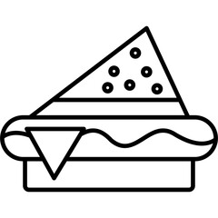 Wall Mural - Sandwich Icon