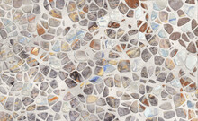 Colorful Mosaic Wall Texture, Pebbles Background