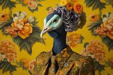 Fashionable Bird, Created By A Neural Network, Generative AI Technology