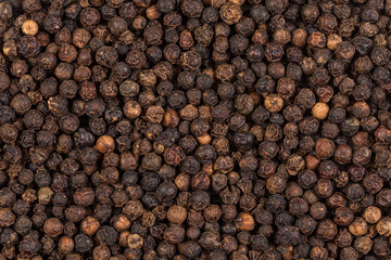 Wall Mural - Black pepper zoomed in on