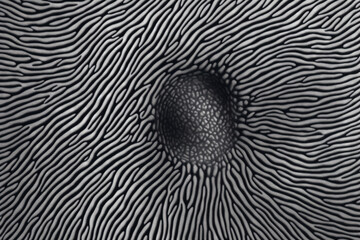 Poster - A fingerprint transformed into a puzzle-like pattern, symbolizing the complexity and uniqueness of each individual's identity.  Generative AI technology.