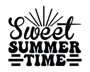 Sweet Summer Time Groovy Retro Svg design,summer SVG design,Summer Beach Design,Summer Quotes SVG Designs,Funny Summer quotes SVG cut files,Quotes about Summer