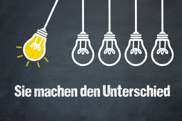 Poster - Sie machen den Unterschied