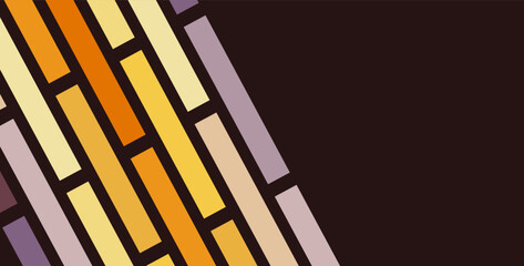 Wall Mural - vintage colors abstract gradient stripes background banner.