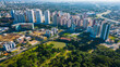 curitiba Brazil aerial skyline view 