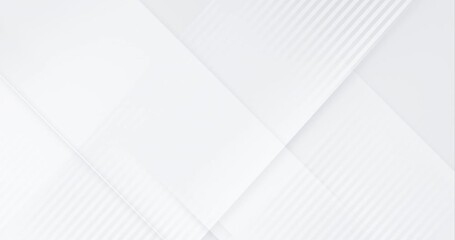 Wall Mural - elegant light grey white seamless looped background. diagonal white stripes animation. digital minim