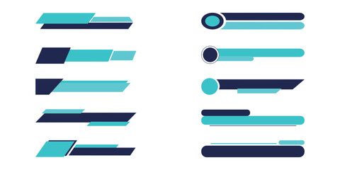 flat footer modern set collection