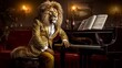 comedic lion musician