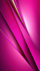 Wall Mural - abstract fuchsia colored background, purple colored lines and waves with reflection. generative ai