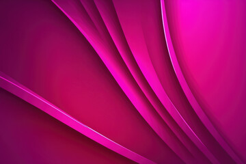 Wall Mural - Abstract fuchsia colored background, purple colored lines and waves. Generative AI