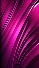Wall Mural - abstract fuchsia colored background, purple colored lines and waves. generative ai