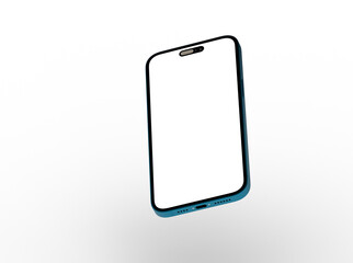 Poster - Mockup - Modern frameless smartphone Mock up
