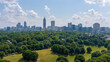 The midtown Atlanta skyline from Piedmont Park