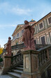 Statue, Frau aus Stein, am Schloss Favorite, Foerch im öffentlichen Park