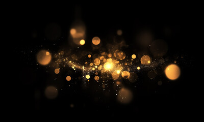 Wall Mural - bokeh effect on transparent background