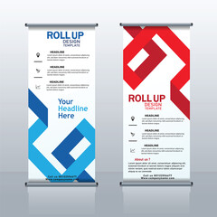 modern roll up banner design